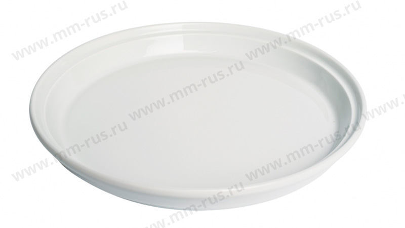Фарфоровая тарелка для основного блюда, сплошная, белая от MenuMobil