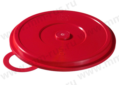 Пластиковая крышка с кольцевой ручкой, для тарелки для основного блюда, цвет красный 