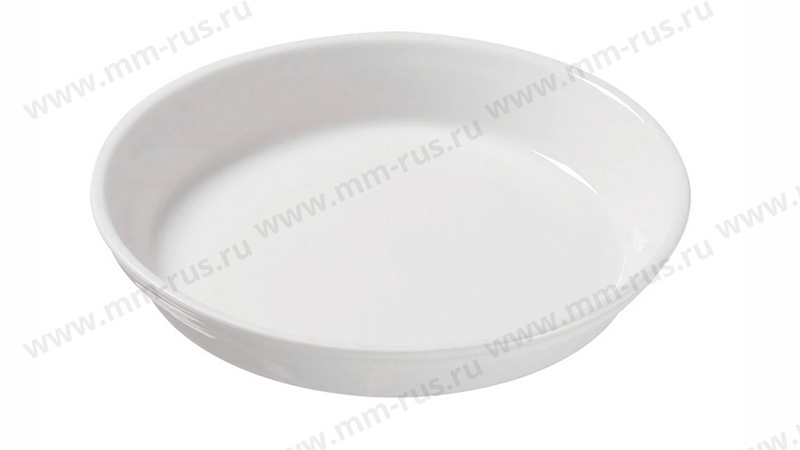 Фарфоровая тарелка для основного блюда, сплошная для термоподноса MenuMobil Universal 
