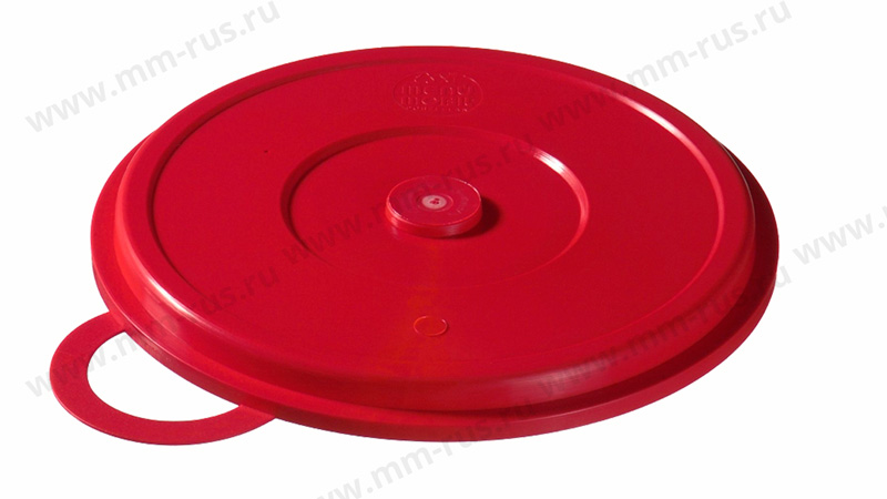Пластиковая крышка с кольцевой ручкой, для тарелки для основного блюда, цвет красный 