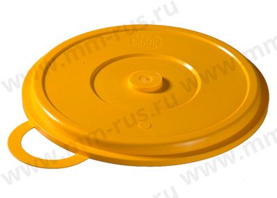 Пластиковая крышка с кольцевой ручкой, для тарелки для основного блюда, цвет желтый